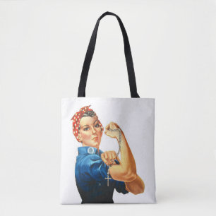 Religious Rosie the Riveter Katholische Rosary Tasche