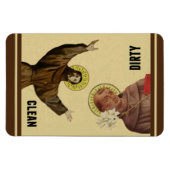 RELIGIOUS SEGINTS ANTHONY & FRANCIS DISHWASHER MAGNET (Horizontal)