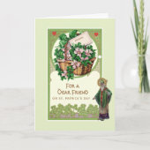 Religious Sessing St. Patrick's Day Kleeblatts Karte (Vorderseite)