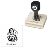 Religious St. Joan of Arc Katholic Saint Gummistempel (Stempel)