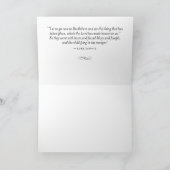 Religious Themed Christmas Card Karte (Innenseite)