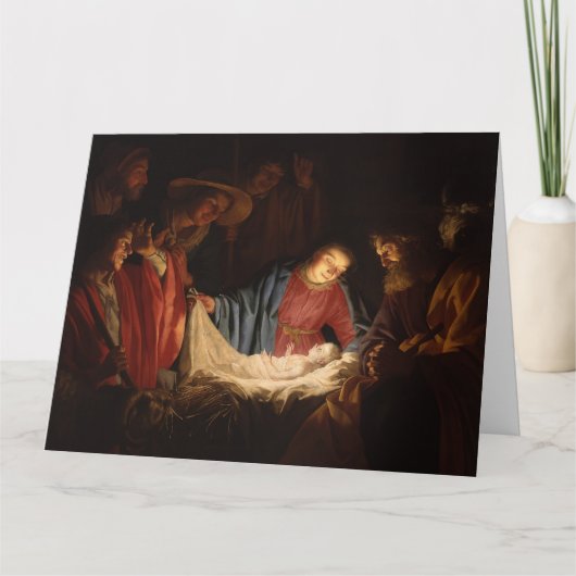 Religious Themed Christmas Card Karte (Vorderseite)
