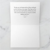 Religious Themed Christmas Card Karte (Innenseite)