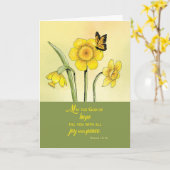 Religious Thinking you Scripture Segen Karte (Gelbe Blume)