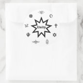 Religious Unity Decal Runder Aufkleber (Tasche)