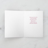 Religious Valentine’s Day Cross Roses Scripture Karte (Innenseite)