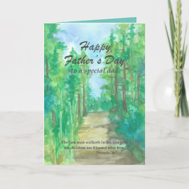 Religious Vatertag Bibel Verse Wanderweg Karte