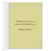 Religious Virgin Mary Floral Rosary Birthday (Innen (Rechts))