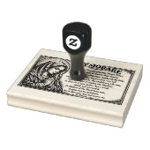 Religious Virgin Mary Memorare Catholic Prayer Gummistempel (Stempel)