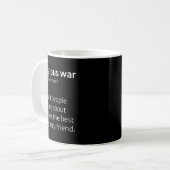 Religious War Dictionary Sarcastic Definition Funn Kaffeetasse (Vorderseite Links)