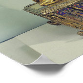 Reliquar der Jungfrau Jeanne d'Evreux Poster (Ecke)