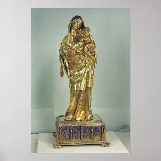 Reliquar der Jungfrau Jeanne d'Evreux Poster (Vorne)