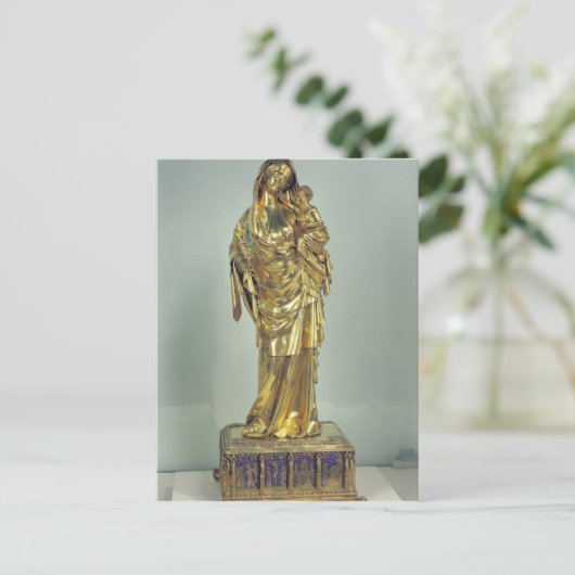 Reliquar der Jungfrau Jeanne d'Evreux Postkarte (Stehend Vorderseite)