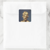 Reliquäre Büste des hl. Johannes Cassian Quadratischer Aufkleber (Tasche)