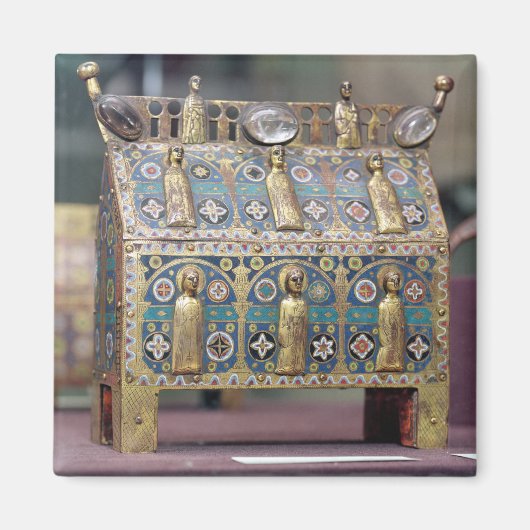 Reliquary Chasse, Limoges, c.1200-50 Magnet (Vorne)