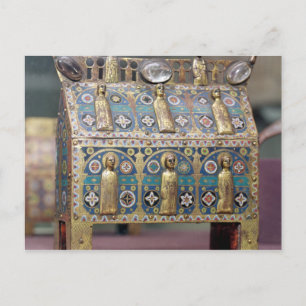 Reliquary Chasse, Limoges, c.1200-50 Postkarte