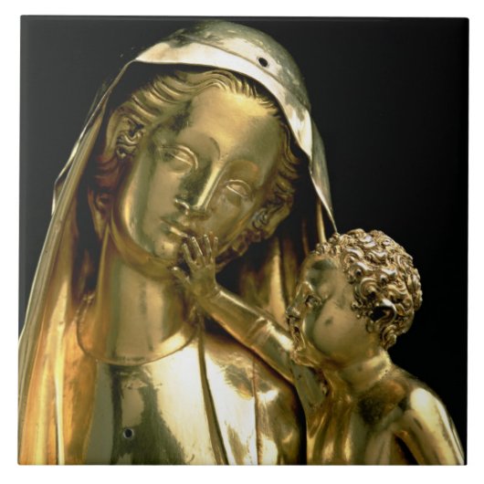 Reliquary der Jungfrau von Jeanne d'Evreux, 1339 ( Fliese (Vorderseite)