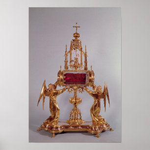Reliquary des Schleiers von St. Aldegonde Poster