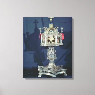 Reliquary von St. Barbara, 14.-1. Jahrhundert Leinwanddruck