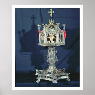 Reliquary von St. Barbara, 14.-1. Jahrhundert Poster
