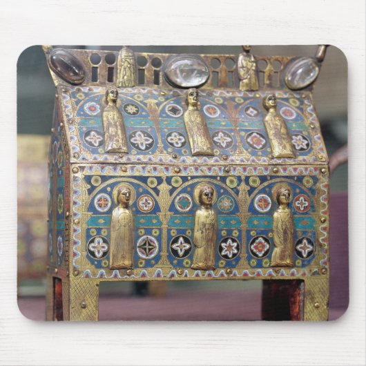 ReliquaryChasse, Limoges, c.1200-50 Mousepad (Vorne)