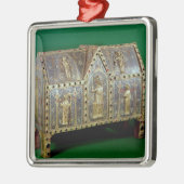 Reliquarykasten von St. Calminius, Limoges Ornament Aus Metall (Links)