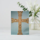 Reliquarykreuz der Abtei von Valesse Postkarte (Stehend Vorderseite)