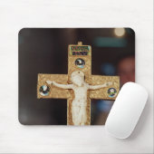 Reliquarykruzifix, Elfenbein Christus auf Mousepad (Mit Mouse)