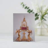 Reliquiar des Schleiers des Hl. Aldegonde Postkarte (Stehend Vorderseite)