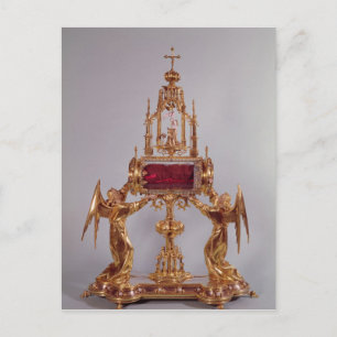 Reliquiar des Schleiers des Hl. Aldegonde Postkarte