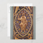 Reliquienplakette zur Darstellung Christi Postkarte (Vorne/Hinten)