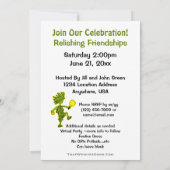 Relish Picklball Party Invitation Einladung (Rückseite)