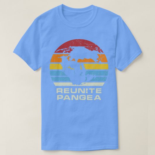 Relite Pangea Retro-Sonnenaufgang T-Shirt (Design vorne)
