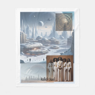 Relkili Steel Cover Art Fleecedecke