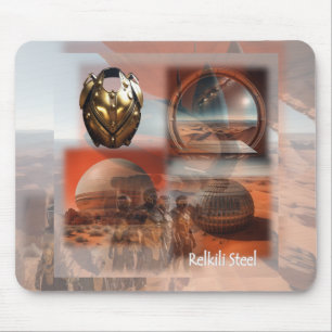 Relkili Steel Cover Art Mousepad