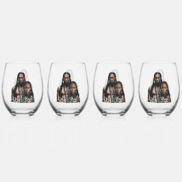 Relkili Steel Cover Art Weinglas Ohne Stiel