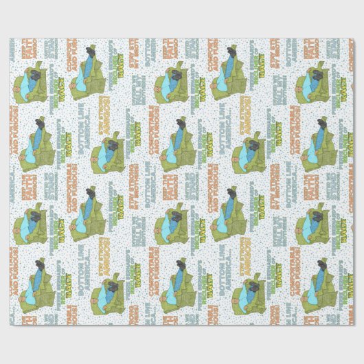 Relliner der Rage Phrases Lampe Geschenkpapier (Flach)