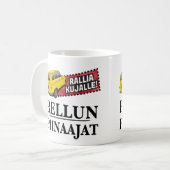 Rellun piinaajien sananmuunnos huumoria, muki kaffeetasse (Vorderseite Links)