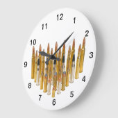 Reloading Clock - ein Geschenk für alle, die neu l Große Wanduhr (Winkel)