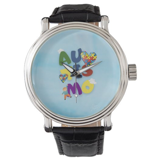 Relógio Autista Armbanduhr (Vorderseite)