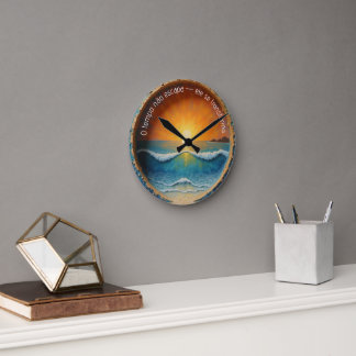 Relógio criativo runde wanduhr