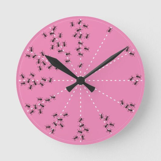 RELÓGIO DE PAREDE FORMIGAS RUNDE WANDUHR (Vorderseite)