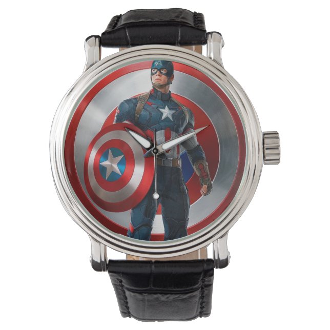 RELOGIO   DO   CAPITAO    AMERICA   ARMBANDUHR (Vorderseite)