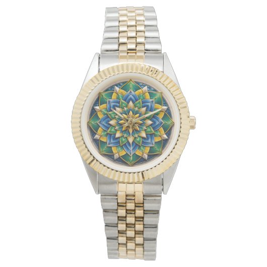 Relógio Mandala Luxo - 01 Armbanduhr (Vorderseite)