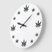 Relogio Zeit Unkraut Große Wanduhr (Winkel)