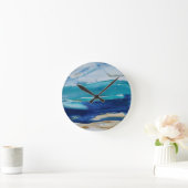 Reloj Blue Monticelli Art Runde Wanduhr (Zuhause)