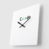 Reloj c<>de quadratische wanduhr (Winkel)