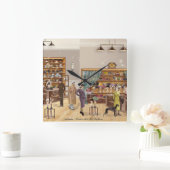 Reloj Cuadrado Autumn - Winter Fashion, 1934 Quadratische Wanduhr (Zuhause)