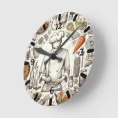 Reloj de Chef Runde Wanduhr (Winkel)