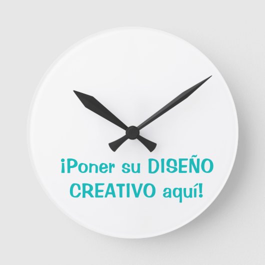 Reloj de Encargo Runde Wanduhr (Vorderseite)